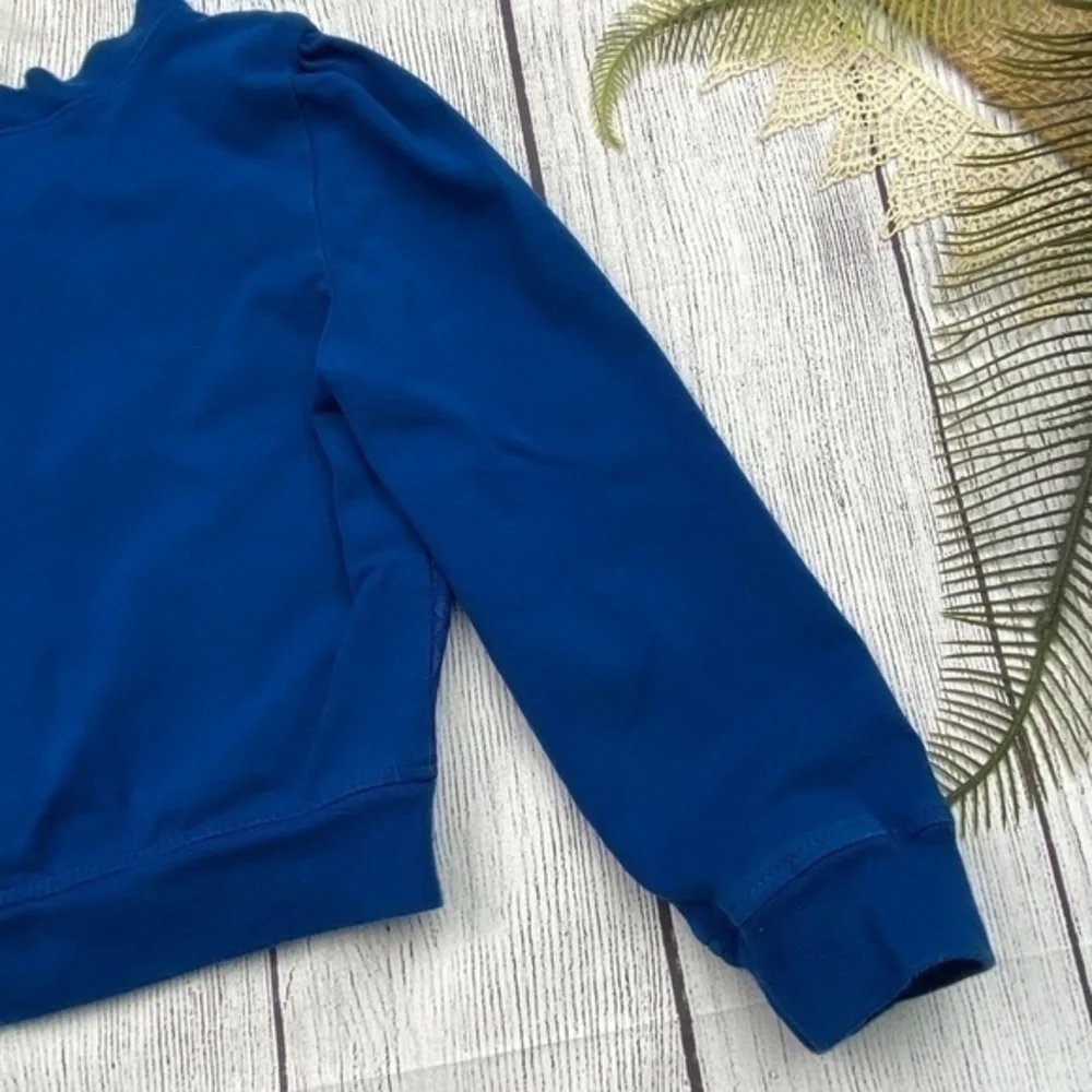 The Childrens Place Cardigan Sweater Girls Size XS Lace Overlay Button Up